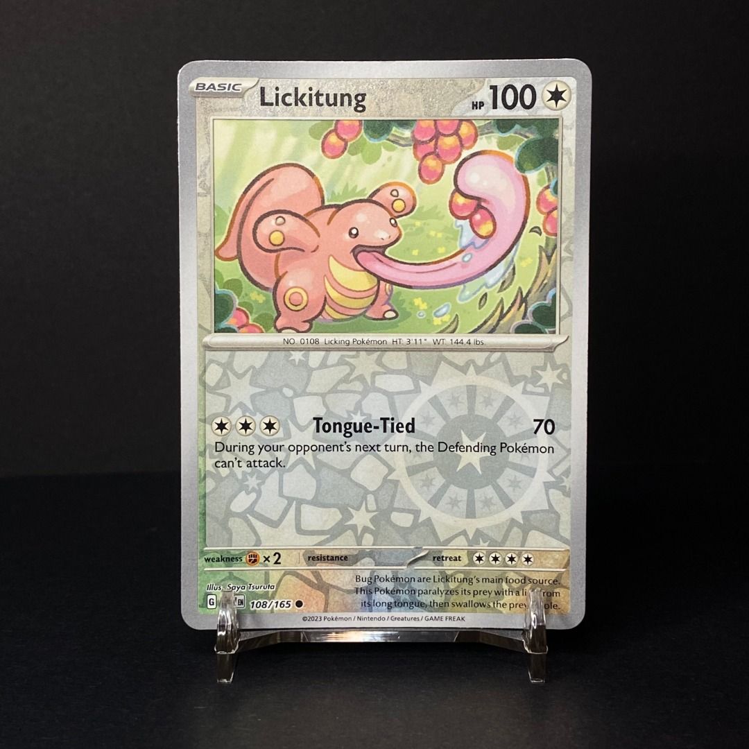 Lickitung 108/165 Common (Category: Raw Singles) located in Pasig City. Submitted by precycled_ (Listing ID 1466037725, Image 1). Description: Condition : NM-LP . . . ‼️BUY AT YOUR OWN RISK ❗Payment First Basis 📌Be 100% SURE before submitting the form 📌1 DAY Reservation ONLY! ❌No Pick-up / No Meet up ❌No RETURN / EXCHANGE ❌No RUSH ❌No CANCELLATIONS ❌Don't BUY our products if you are flaw conscious ⚠️Seller is NOT liable for any damage or loss d