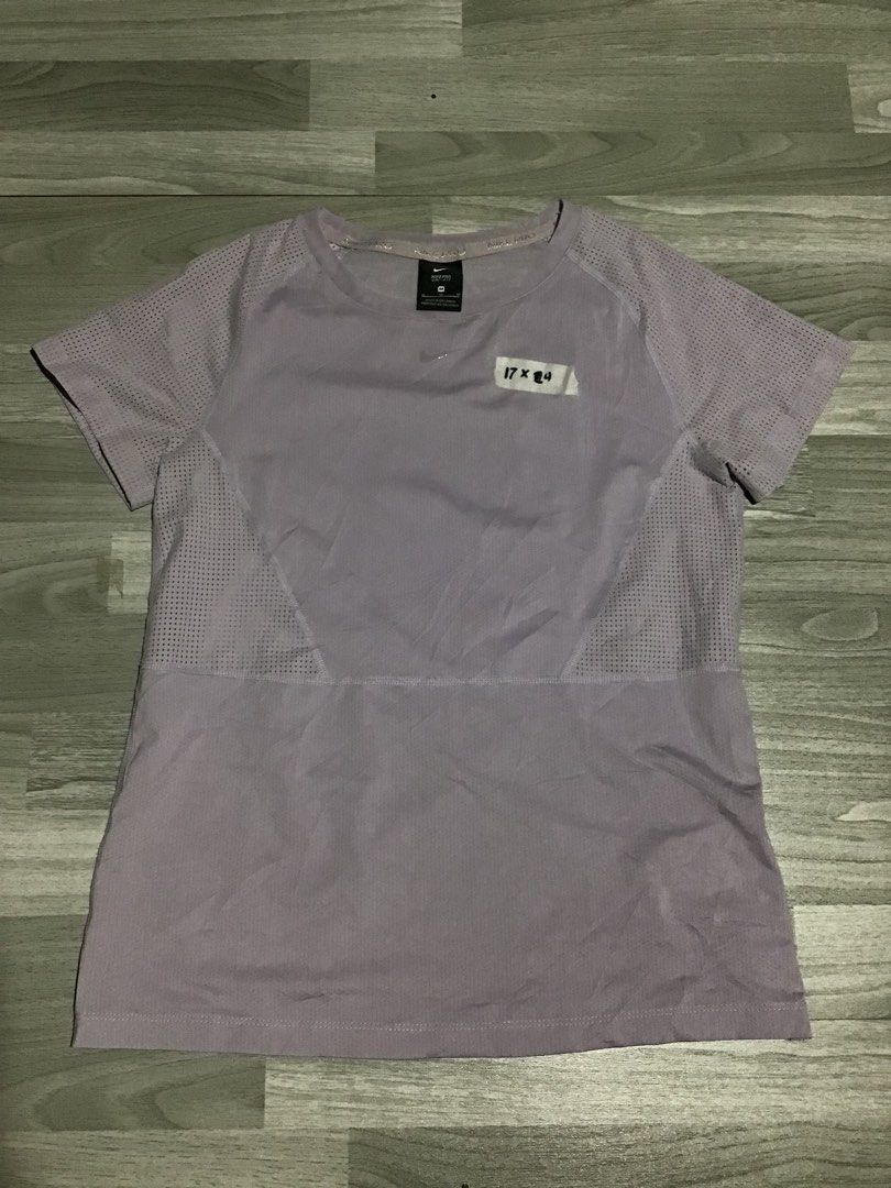 light purple Nike Pro Dri-FIT (Category: Shirts) located in Davao. Submitted by ljay.thriftedfinds (Listing ID 1466105899, Image 1). Description: .