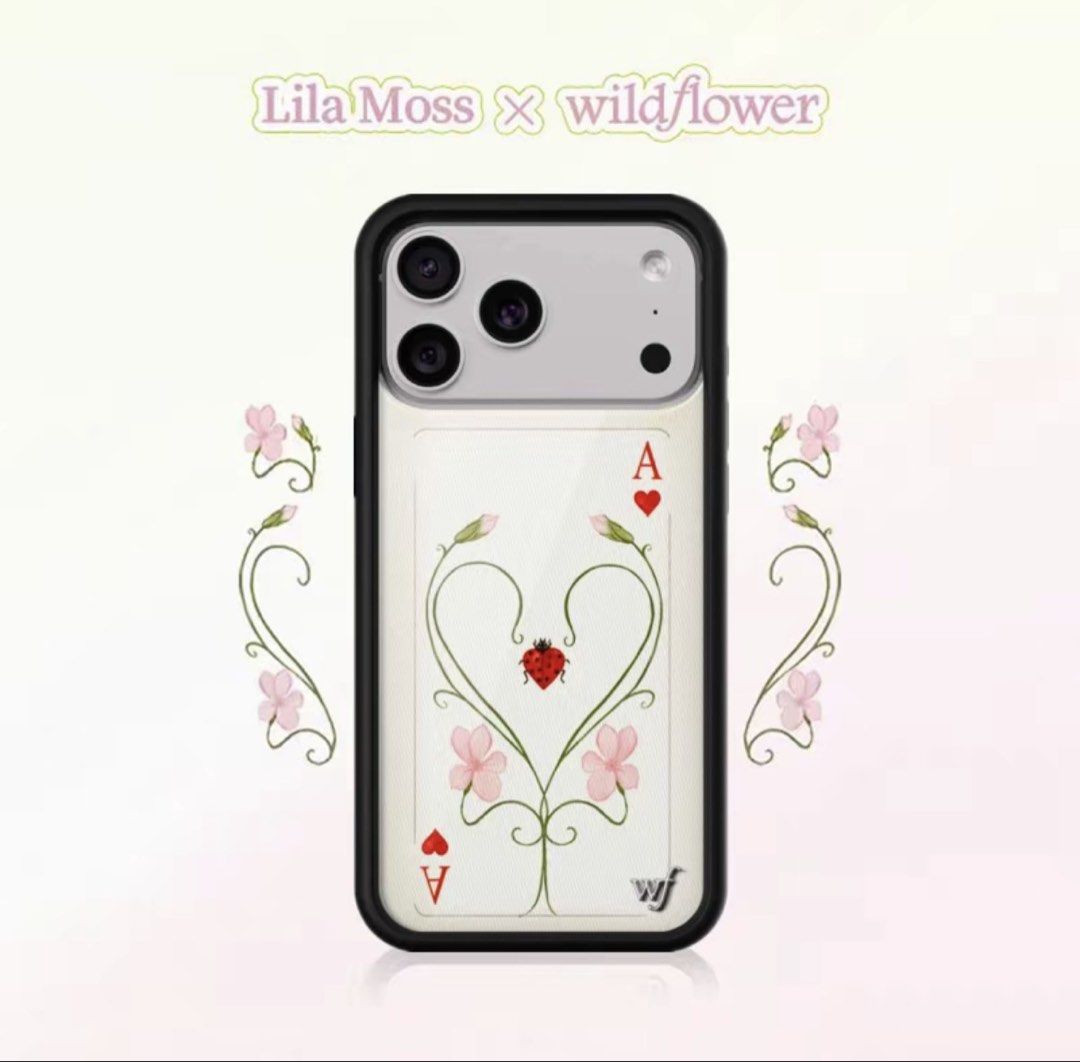 Lila Moss iPhone 17 Pro Wildflower Case (Category: Cases & Sleeves) located in Quezon City. Submitted by egodzeath (Listing ID 1466097600, Image 1). Description: Dupe from Tiktok Shop Originally bought for 290 Mode of payment is GCash or Bank transfer Mode of Delivery is JNT or Lalamove Shipping must be taken care of the buyer rfs: Not really my style.