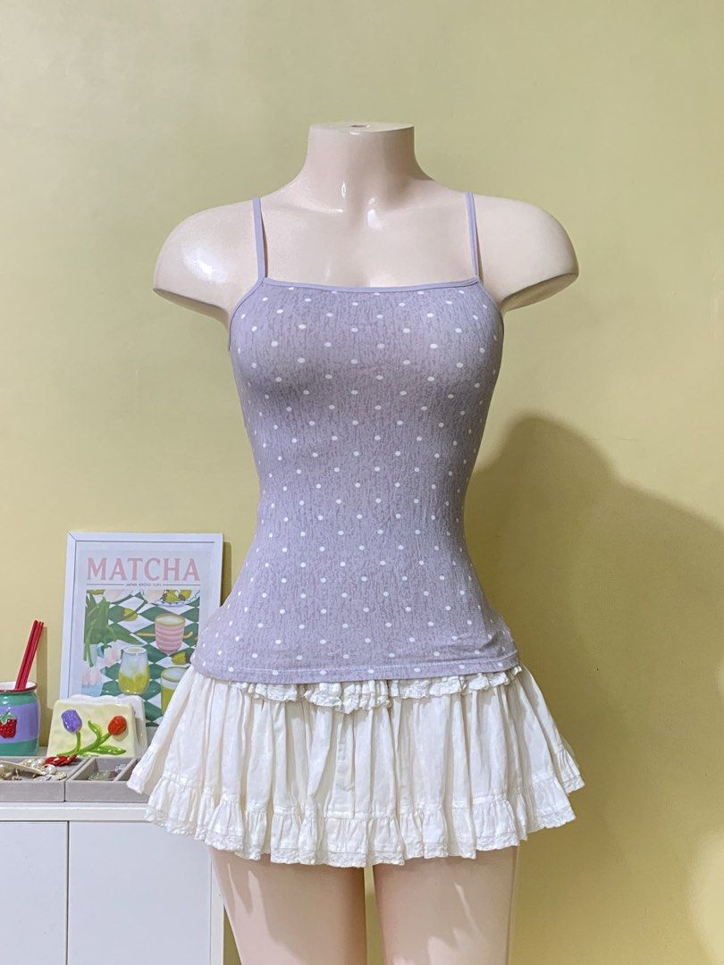 LILAC POLKA CAMI TOP (Category: Others Tops) located in Dasmarinas. Submitted by hannah.oakph (Listing ID 1466017475, Image 2). Description: .