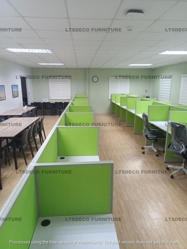 Linear sharing panel workstation tables modular office partition furniture (Category: Office Furniture & Fixtures) located in Caloocan City. Submitted by cheska.ltsdeco (Listing ID 1466043010, Image 1). Description: 👉Are you looking for WORKSTATION, MODULAR CUBICLES OFFICE PARTITION, and OFFICE FURNITURE SUPPLIER? LTSDECO Furniture, is direct supplier, manufacturer, and trusted provider of high quality, affordable and durable modular office divi