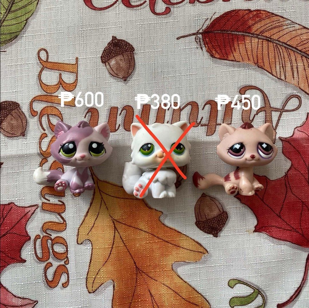 Littlest Pet Shop LPS cats (Category: Figurines & Statues) located in Manila. Submitted by prelovedseekerph (Listing ID 1465198217, Image 1). Description: all preloved authentic mop: gcash mod: lbc or lalamove.