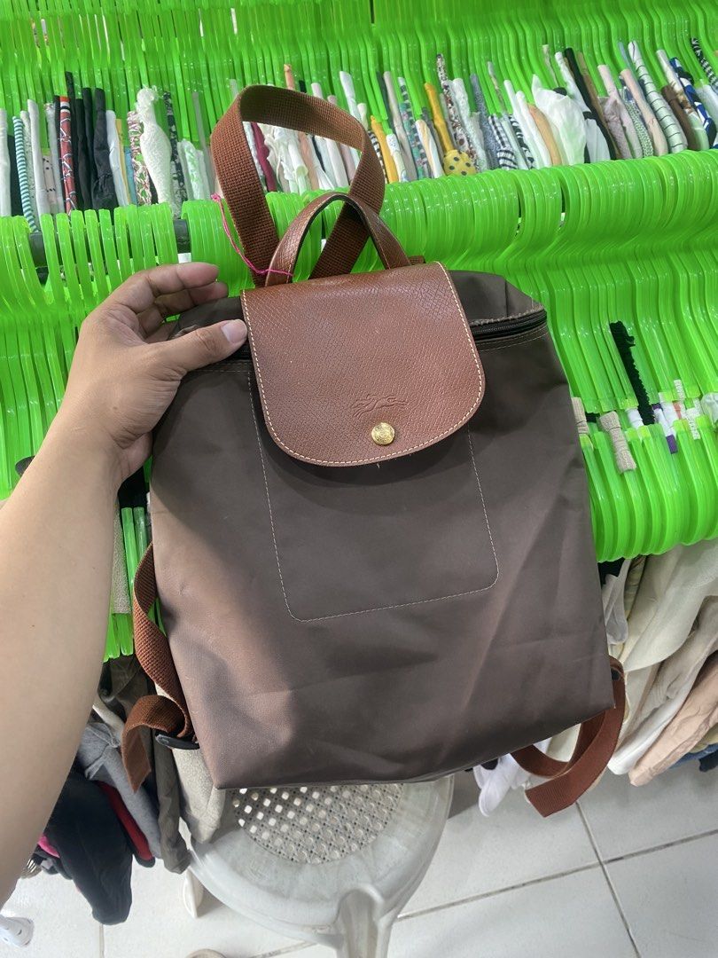Longchamp backpack (Category: Backpacks) located in Legazpi City. Submitted by dimas_loot (Listing ID 1466059506, Image 1). Description: Thrifted Used.
