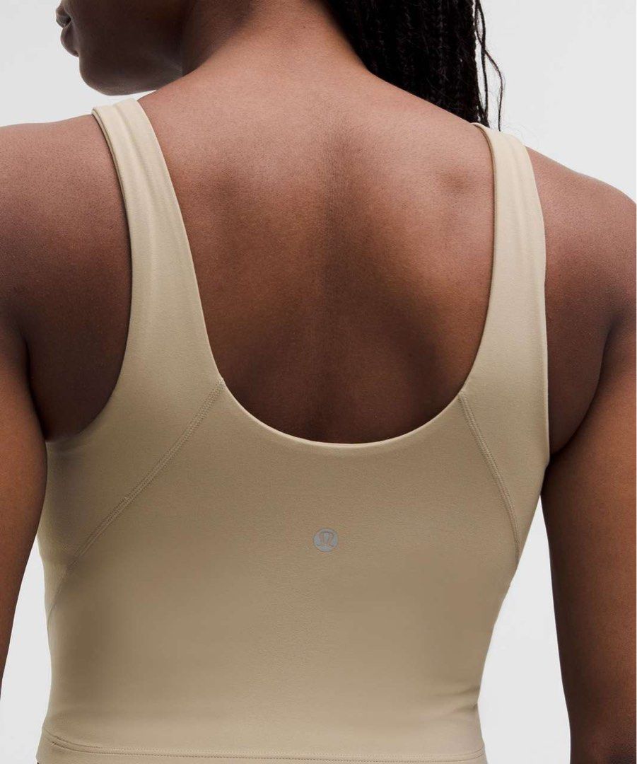 Lululemon Align Cropped Cami Tank (Category: Activewear) located in Makati City. Submitted by khzkg (Listing ID 1466052071, Image 3). Description: Size 8 with padding Color: Sheer Oak (3rd picture for color reference) 📍Pick-up location: Rockwell, Makati.