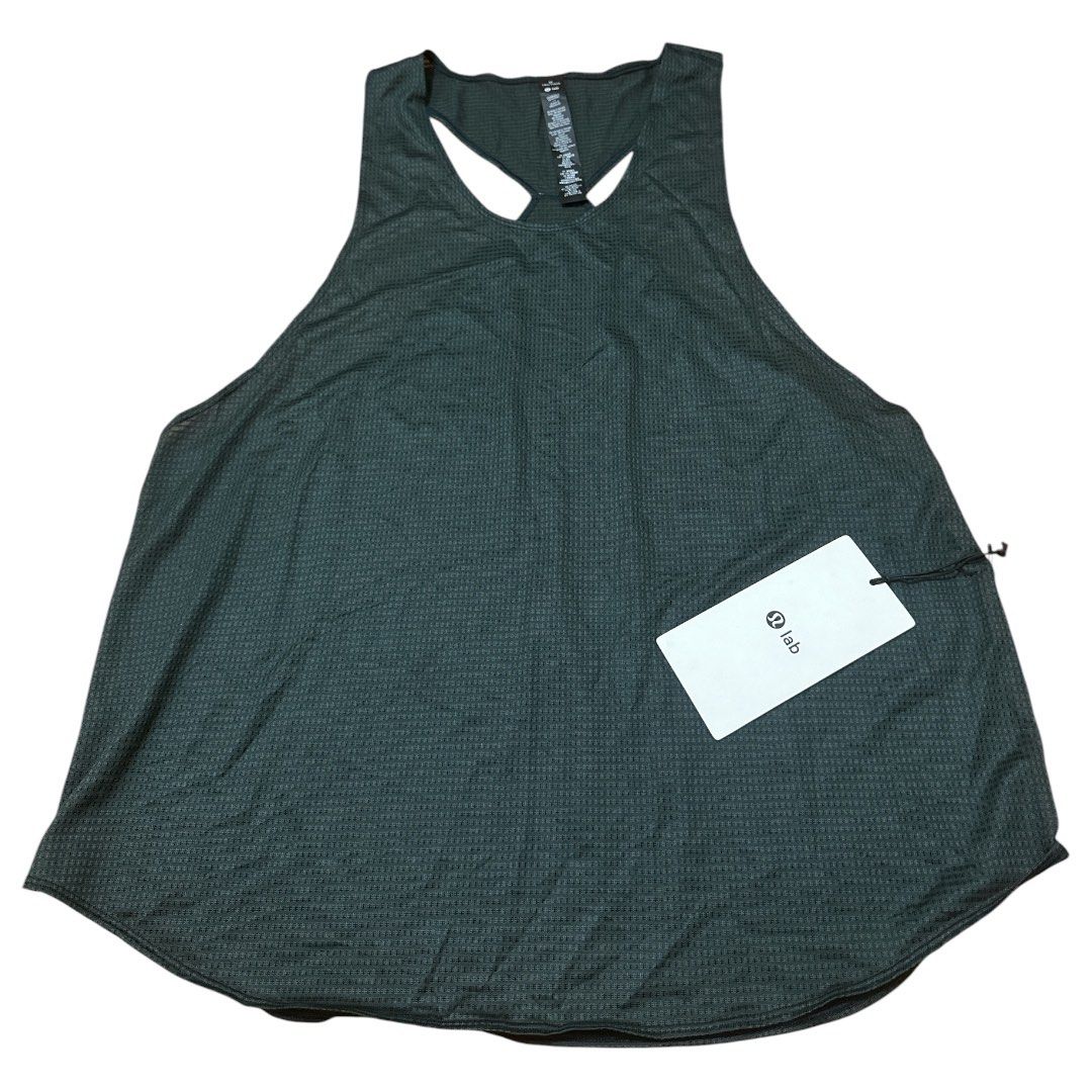 Lululemon LAB Grid Mesh Singlet *Graphic (Category: Activewear) located in Cavite. Submitted by finders_haven (Listing ID 1465981326, Image 2). Description: WIDTH: 20” LENGTH: 27” Brand new with tag Sweat-wicking Lightweight No-stink Zinc technology Relaxed fit, reflective detail.