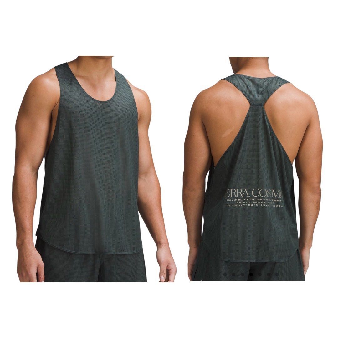 Lululemon LAB Grid Mesh Singlet *Graphic (Category: Activewear) located in Cavite. Submitted by finders_haven (Listing ID 1465981326, Image 1). Description: WIDTH: 20” LENGTH: 27” Brand new with tag Sweat-wicking Lightweight No-stink Zinc technology Relaxed fit, reflective detail.