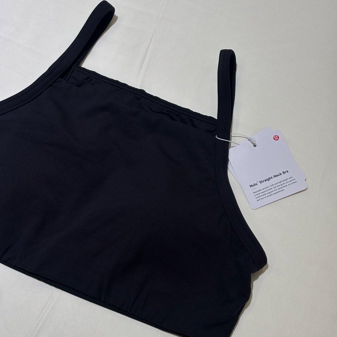 Lululemon Nulu Straight-Neck Bra (Category: Activewear) located in Quezon City. Submitted by _amcc (Listing ID 1466072632, Image 2). Description: - BNWT - B/C cup, removable - RSF: i prefer a tighter fit - bought from Lululemon US website + sf.