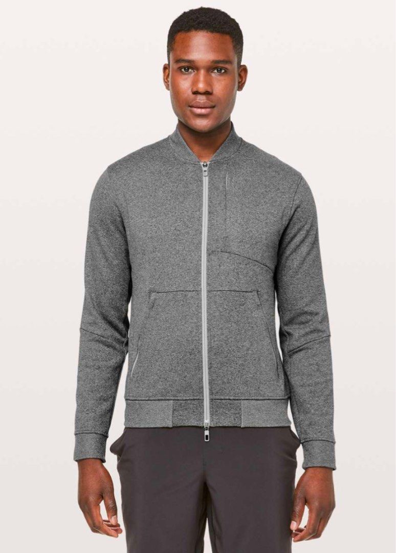 Lululemon Sweat Bomber Jacket (Category: Coats, Jackets and Outerwear) located in Manila. Submitted by kean.thrifts (Listing ID 1465959625, Image 1). Description: Men’s Lululemon City Sweat Bomber Thermo Large on tag Width 22.5 Length 28 Sleeve length 22 Color Rate 10/10 May color vary due to lightning With 3 zipper pockets Authenticity guaranteed Brandnew condition Need wash only No issues 950 + shipping fee.