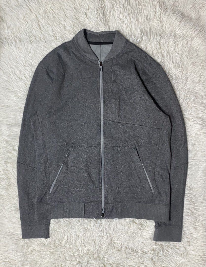 Lululemon Sweat Bomber Jacket (Category: Coats, Jackets and Outerwear) located in Manila. Submitted by kean.thrifts (Listing ID 1465959625, Image 3). Description: Men’s Lululemon City Sweat Bomber Thermo Large on tag Width 22.5 Length 28 Sleeve length 22 Color Rate 10/10 May color vary due to lightning With 3 zipper pockets Authenticity guaranteed Brandnew condition Need wash only No issues 950 + shipping fee.