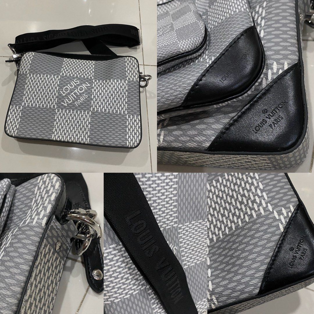 LV Damier Graphite 3D Trio Messenger Bag (Category: Sling Bags) located in Antipolo. Submitted by JPtrendshop (Listing ID 1465991124, Image 1). Description: Never Used.