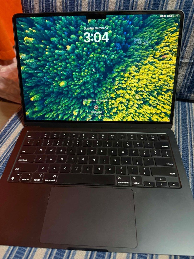 Macbook Air M2 (Category: Laptops & Notebooks) located in Pasig City. Submitted by yawdid (Listing ID 1465980824, Image 1). Description: WTS/ LFB Macbook Air 13inch 16GB Memory 256gb Storage Normal Battery Condition Maximum Capacity: 98% Date of Purchase: May 2025 Used but in very good condition/ Lady Owned Asking price: 49,900 (slightly nego) Location: Pasig City Meetup within pasig, BGC, megamall MOP: Bank transfer/ GCash.