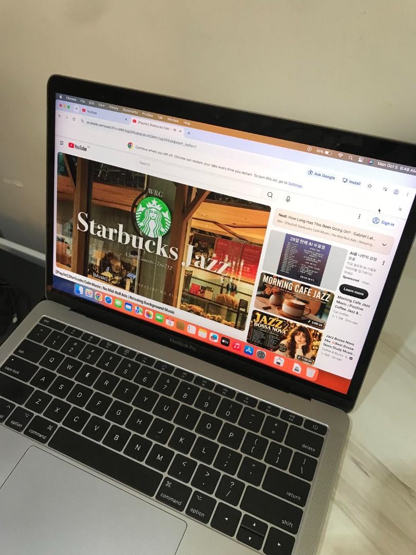 Macbook Pro 2017 Space Gray Intel-Core i5 256g (Category: Laptops & Notebooks) located in Quezon City. Submitted by paulsonzainfo-22 (Listing ID 1466092968, Image 2). Description: ✅ Macbook Pro 2017 ,Space Gray ✅ 13inch ✅ Processor: i5 ✅ RAM : 8 GB ✅ Storage: 256 GB ✅ macOS: Ventura ✅ Battery Cycle: 518 Normal ✅ Display: 2560x1600 ✅ 100% Good Condition ✅ NO ISSUES ✅ Freshly Reset -Ready for immediate use 🎁 MS Office 2019 , Original Charger NEGOT