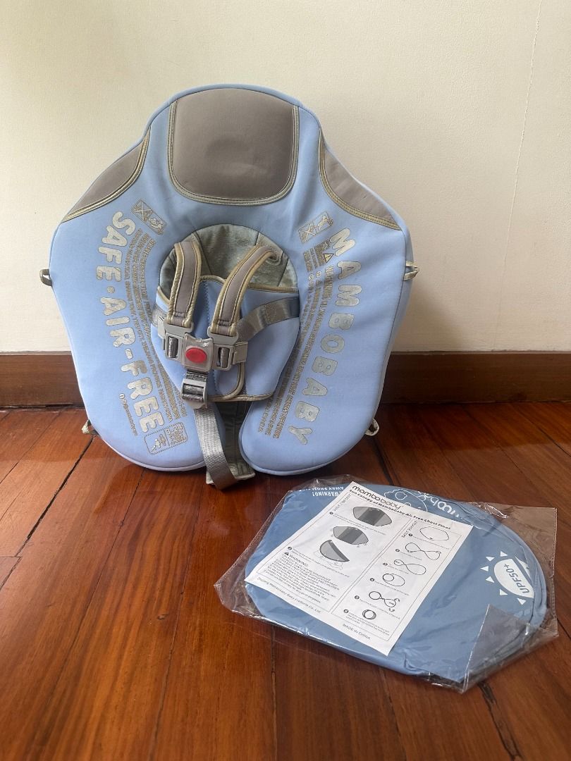 Mambobaby Air Free Chest Float with Sun Canopy - Blue (Category: Infant Playtime) located in Makati City. Submitted by travelfinds34611 (Listing ID 1466048111, Image 1). Description: WELL USED. DISCOLORED FROM SUN EXPOSURE. STILL GOOD, USABLE CONDITION THOUGH. Sun Canopy never used. Still in packaging. Mambobaby Air Free Chest Float with Sun Canopy - Blue.