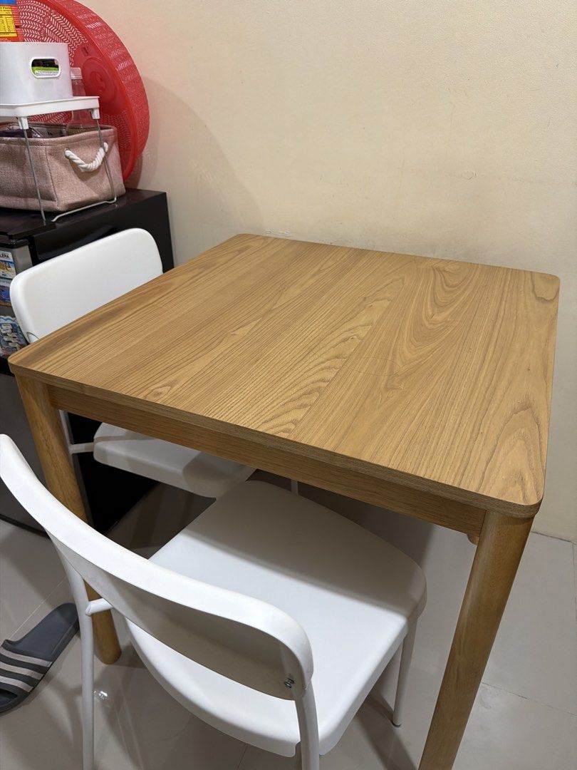 Mandaue foam irvine dining table (natural) (Category: Tables & Sets) located in Las Pinas. Submitted by declutter.ceej (Listing ID 1466077175, Image 1). Description: Does not include chairs. Table only. Bought today oct 5, unused. mistakenly ordered natural instead of walnut/ my preferred color. .
