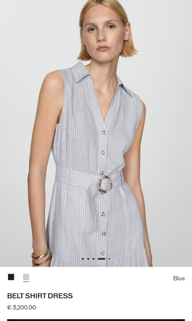 Mango belted dress (Category: Dresses) located in Pasay City. Submitted by castoff.clothing (Listing ID 1466024412, Image 3). Description: Belted dress Brand:mango Size: small on tag In very good condition❤️.