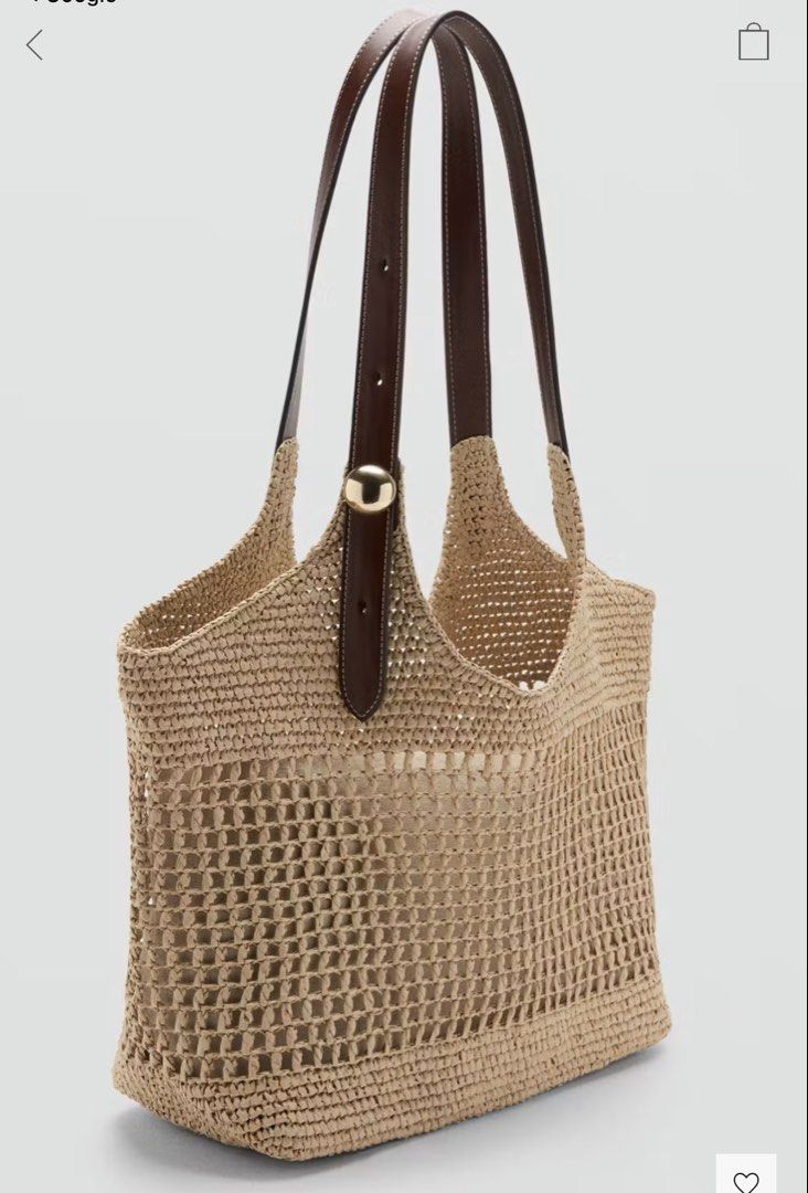 Mango Natural Shopper Bag Beige (Category: Luxury Bags & Wallets) located in Mandaluyong City. Submitted by keep.it (Listing ID 1465959458, Image 2). Description: Mango Retail price 3595.