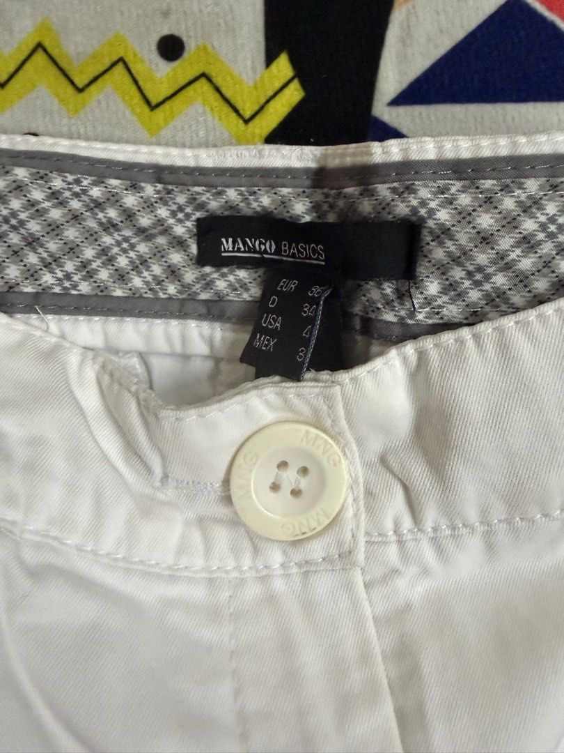 Mango white shorts (Category: Shorts) located in Manila. Submitted by urbanwear (Listing ID 1466081965, Image 2). Description: .