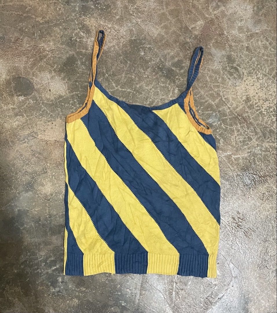 Marc Jacobs knit top (Category: Others Tops) located in Davao. Submitted by mj_designervintagecurator (Listing ID 1465969770, Image 2). Description: 📌In good condition 📌best fit small to med strechable 📌bust 30- length 23 inches.