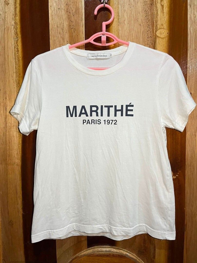 MARITHE FRANCOIS GIRBAUD CLASSIC TEE (Category: Shirts) located in Sindangan. Submitted by waterbop (Listing ID 1466134217, Image 1). Description: 1500 + SF - EXCELLENT CONDITION - NO ISSUE - 9.8/10 COLOR RATE ( NEED PROPER WASH LANG FRESH FROM BALE ) - 18W - 22L - SMALL ON TAG COLOR MAY VARY DUE TO LIGHTING LOC ZAMBOANGA DEL NORTE.
