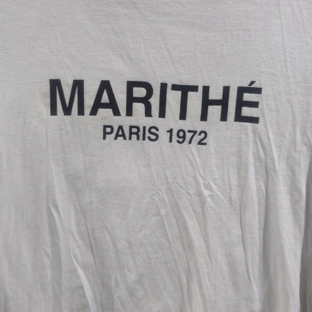 MARITHE FRANCOIS GIRBAUD CLASSIC TEE (Category: Shirts) located in Sindangan. Submitted by waterbop (Listing ID 1466134217, Image 3). Description: 1500 + SF - EXCELLENT CONDITION - NO ISSUE - 9.8/10 COLOR RATE ( NEED PROPER WASH LANG FRESH FROM BALE ) - 18W - 22L - SMALL ON TAG COLOR MAY VARY DUE TO LIGHTING LOC ZAMBOANGA DEL NORTE.