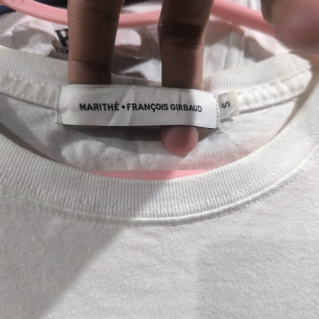 MARITHE FRANCOIS GIRBAUD CLASSIC TEE (Category: Shirts) located in Sindangan. Submitted by waterbop (Listing ID 1466134217, Image 2). Description: 1500 + SF - EXCELLENT CONDITION - NO ISSUE - 9.8/10 COLOR RATE ( NEED PROPER WASH LANG FRESH FROM BALE ) - 18W - 22L - SMALL ON TAG COLOR MAY VARY DUE TO LIGHTING LOC ZAMBOANGA DEL NORTE.