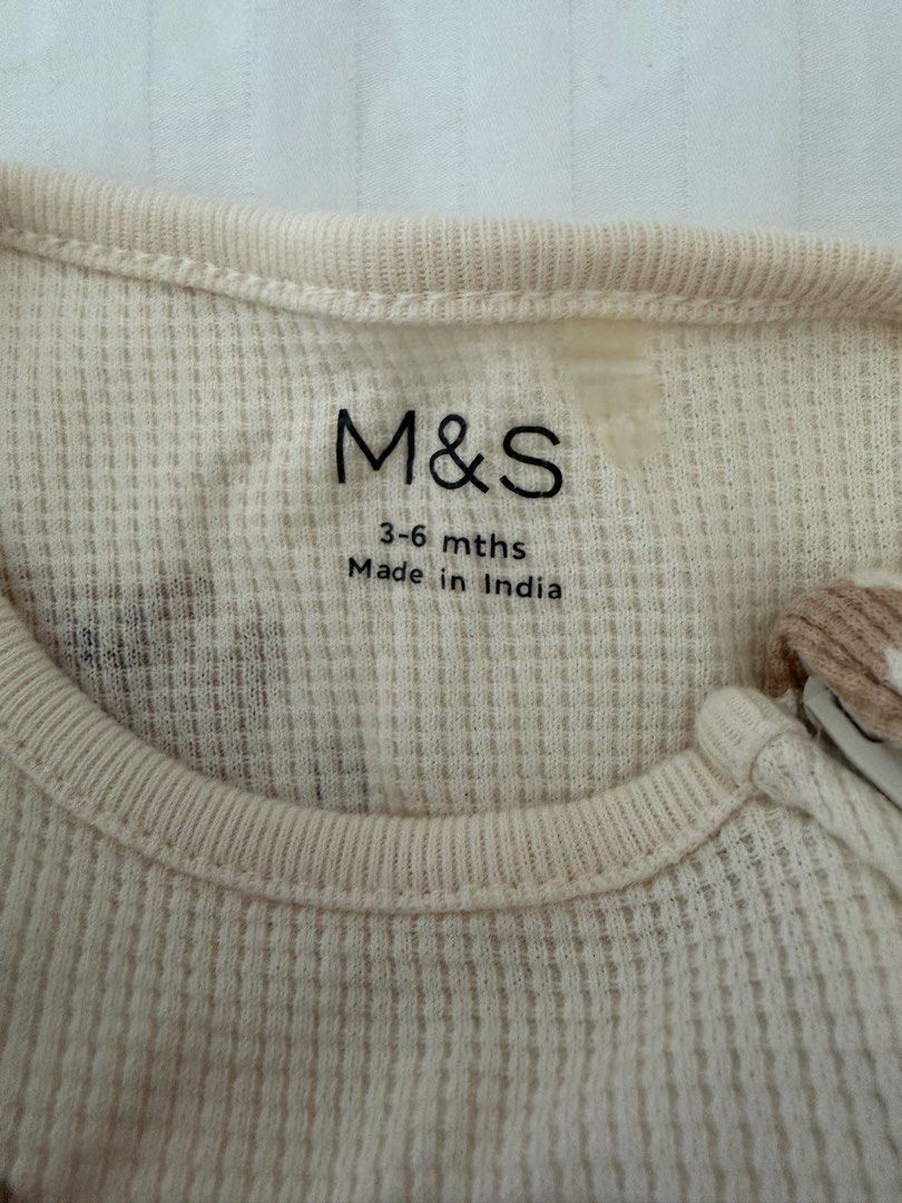 Marks & Spencer (Category: Babies & Kids Fashion) located in Manila. Submitted by mommyknowsbest (Listing ID 1465985954, Image 3). Description: 100% Authentic Size: 3-6 months Condition: 10/10 RFS: outgrown Price: P 150 + SF MOP: BDO, BPI or GCash.