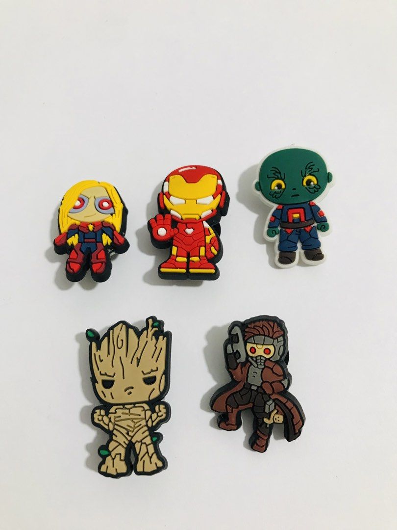 MARVEL HEROES JIBBITZ (Category: Character Goods) located in Gamu. Submitted by 2022bagsbunny (Listing ID 1465983692, Image 3). Description: PER SET.
