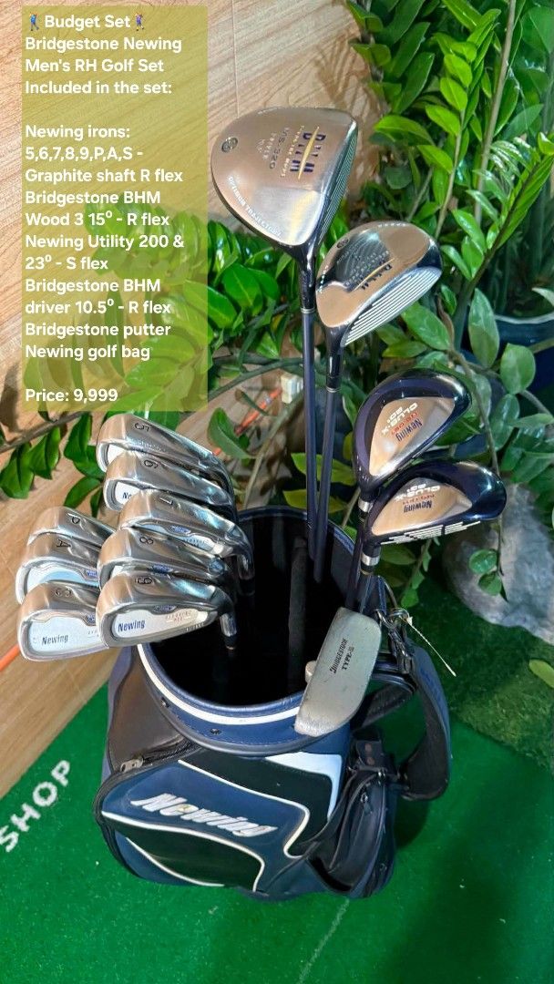 Mens RH Golf Set (Category: Golf) located in Rizal. Submitted by delrosariojennilyn16-36720 (Listing ID 1466105501, Image 1). Description: Looking for an available budget golf set for men that won't break the bank? I've got some great options in the **4k to 10k** price range that are perfect for getting started or upgrading your game, This golf set is included with everything you need to hit the course, featuring a reliable driver, a versatile se