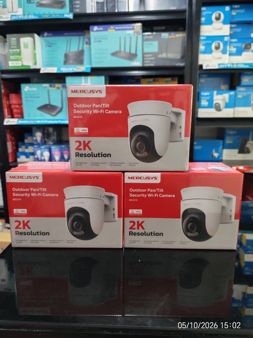 MERCUSYS 2K INDOOR OUTDOOR WIFI CCTV CAMERA (Category: Security Systems & CCTV Cameras) located in Taguig. Submitted by rm.itech051523 (Listing ID 1466026213, Image 2). Description: .