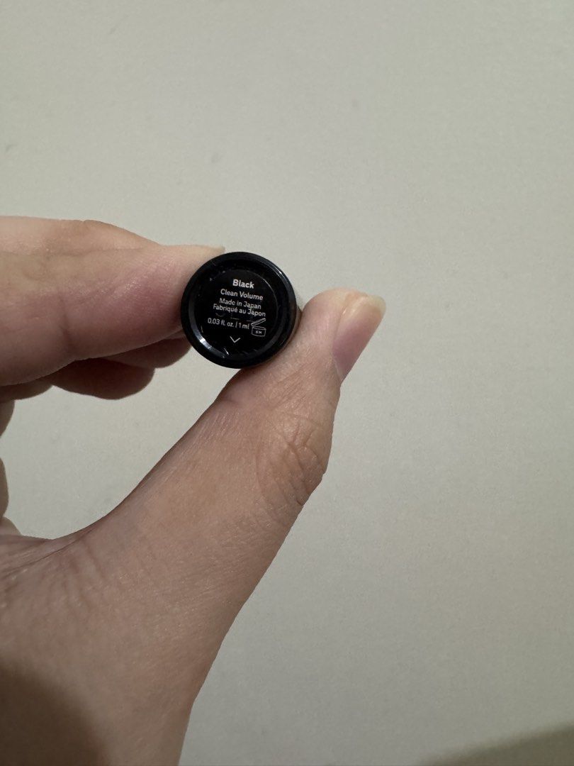 MERIT Clean Volume Mascara Black (Category: Makeup) located in Pasig City. Submitted by heijeul (Listing ID 1466101138, Image 2). Description: - Brand: MERIT - Product: Clean Volume Mascara - Shade: Black - Size: 0.03 fl. oz. / 1 ml (compact tube) - Origin: Made in Japan - Features: Sleek design with silver lettering and detailed bottom label - Ideal for: Everyday makeup routines This is the deluxe version from Sephora during the mascara launch O