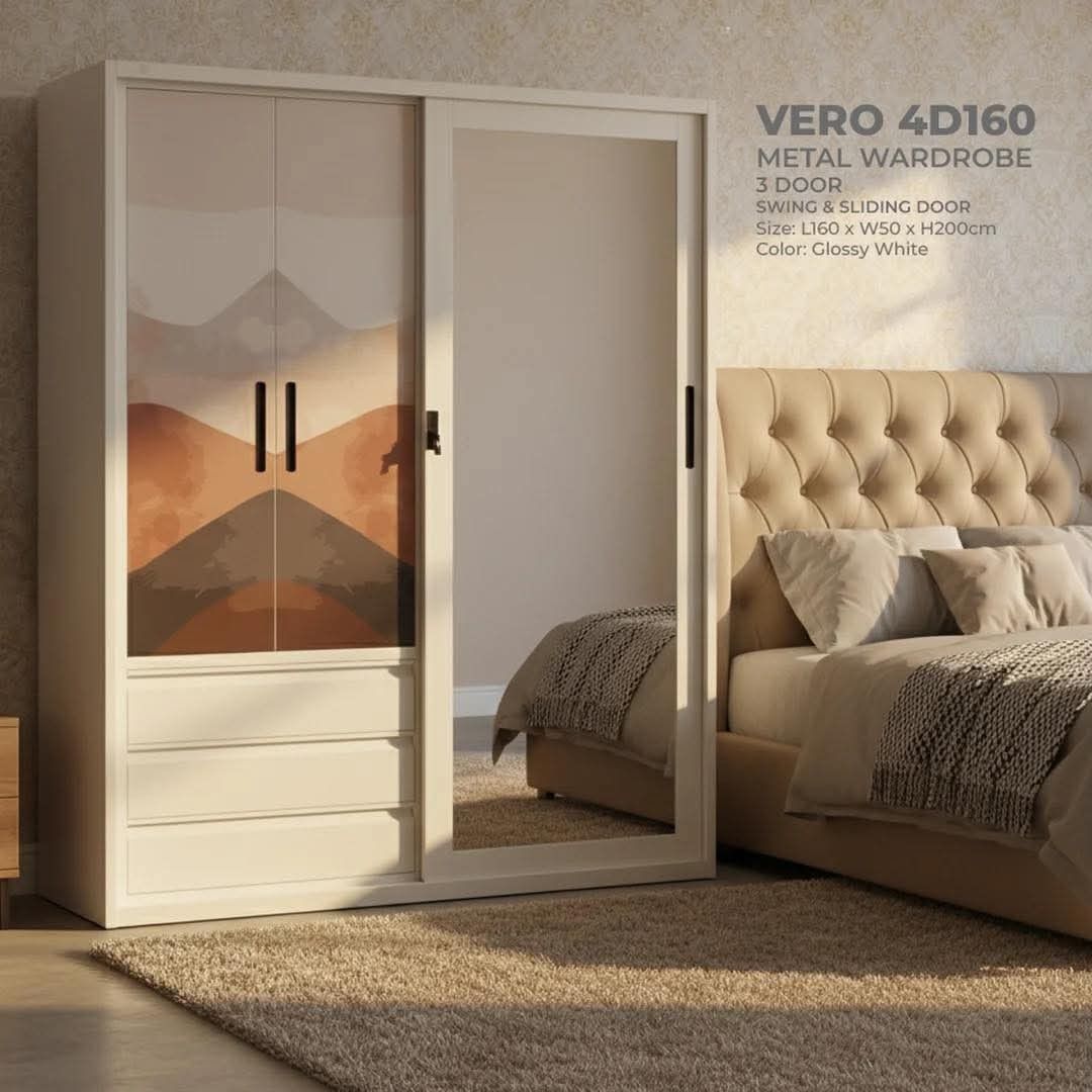 Metal Wardrobe with Mirror (Category: TV Consoles) located in Marikina City. Submitted by marcobarbado.cloud (Listing ID 1466082815, Image 1). Description: .