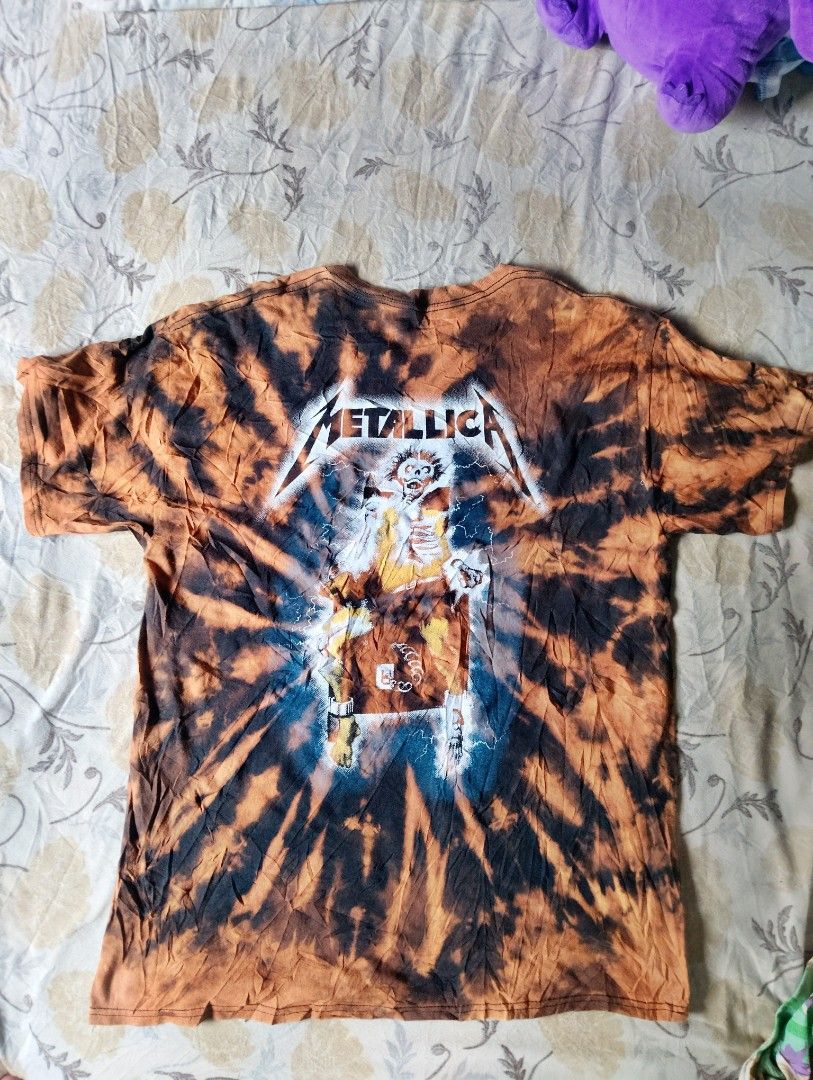 Metallica tie dye shirt (Category: Tshirts & Polo Shirts ) located in Iloilo. Submitted by silverowl.f96a66 (Listing ID 1466099798, Image 3). Description: size L 28x22 excellent condition.