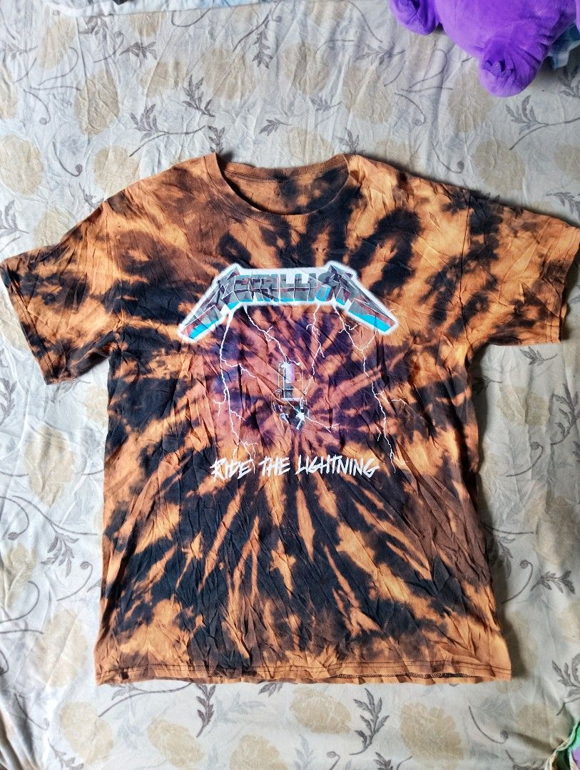 Metallica tie dye shirt (Category: Tshirts & Polo Shirts ) located in Iloilo. Submitted by silverowl.f96a66 (Listing ID 1466099798, Image 1). Description: size L 28x22 excellent condition.