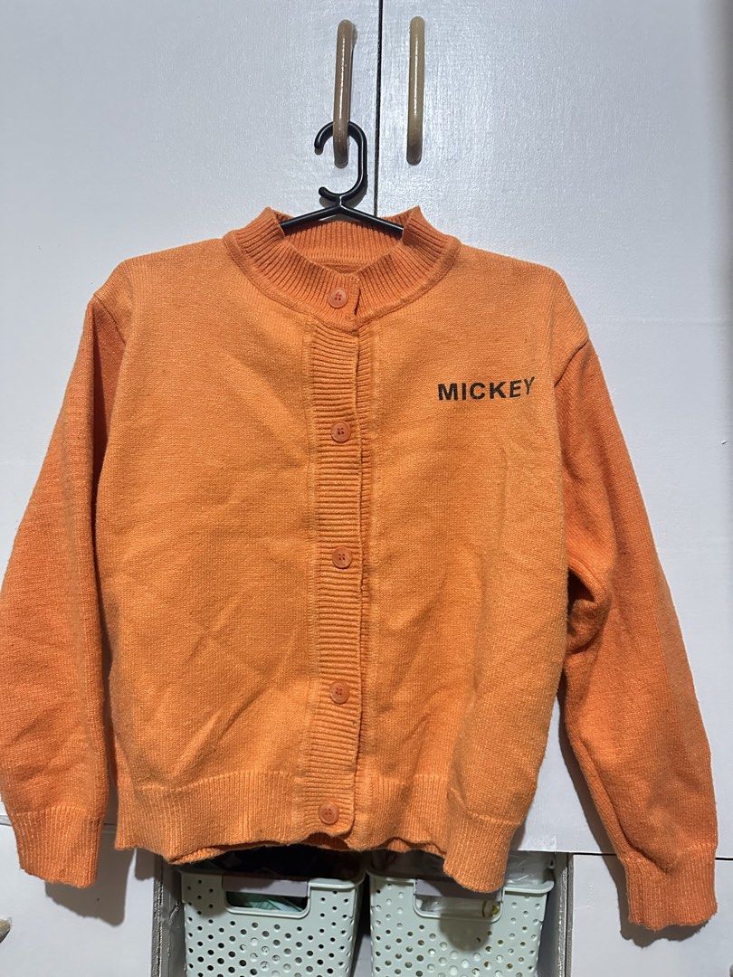 Mickey knitted jacket (Category: Coats, Jackets and Outerwear) located in Tandag. Submitted by kawaiispreloved (Listing ID 1466070576, Image 1). Description: Pwede pambata Small to medium size.