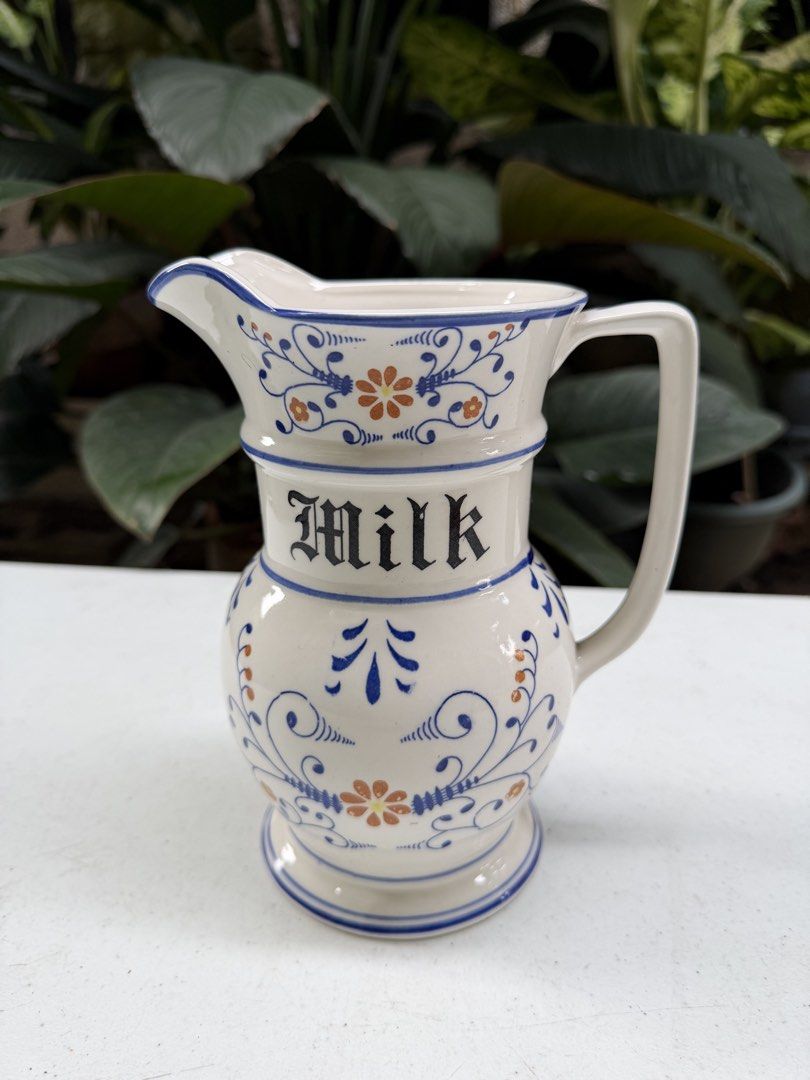 Milk pitcher (Category: Dinnerware & Cutlery) located in Davao. Submitted by parteawares2 (Listing ID 1466015465, Image 2). Description: One piece beautiful milk pitcher handpainted .