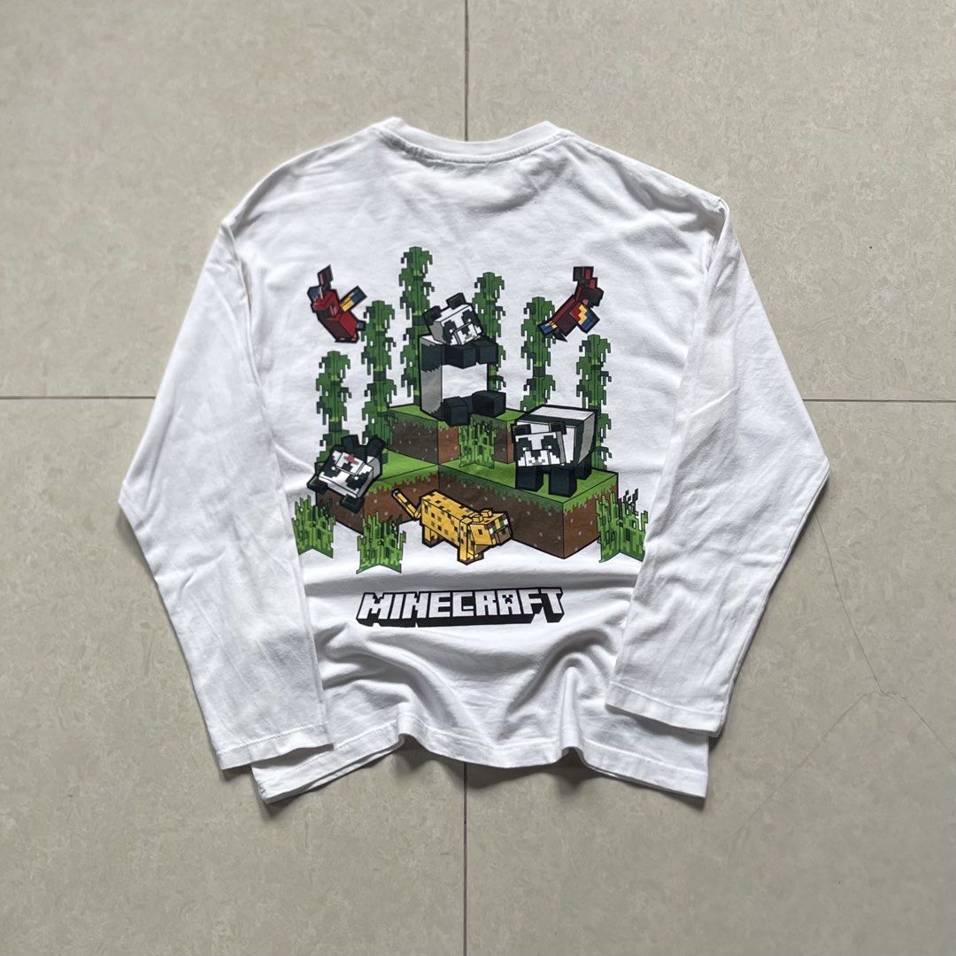 MINECRAFT LONGSLEEVE (Category: Activewear) located in Liloan. Submitted by retro_ken_finds (Listing ID 1465964625, Image 1). Description: (MINECRAFT LONGSLEEVE) 📐𝐌𝐞𝐚𝐬𝐮𝐫𝐞𝐦𝐞𝐧𝐭 ( 𝒊𝒏 𝒊𝒏𝒄𝒉𝒆𝒔 ) ᴡɪᴅᴛʜ: 18 | ʟᴇɴɢᴛʜ: 23 • ᴄᴏɴᴅɪᴛɪᴏɴ: 9/10 • ᴄᴏʟᴏʀ ʀᴀᴛᴇ: 9/10 _______________________________ 🅼🅸🅽🅴: 450.