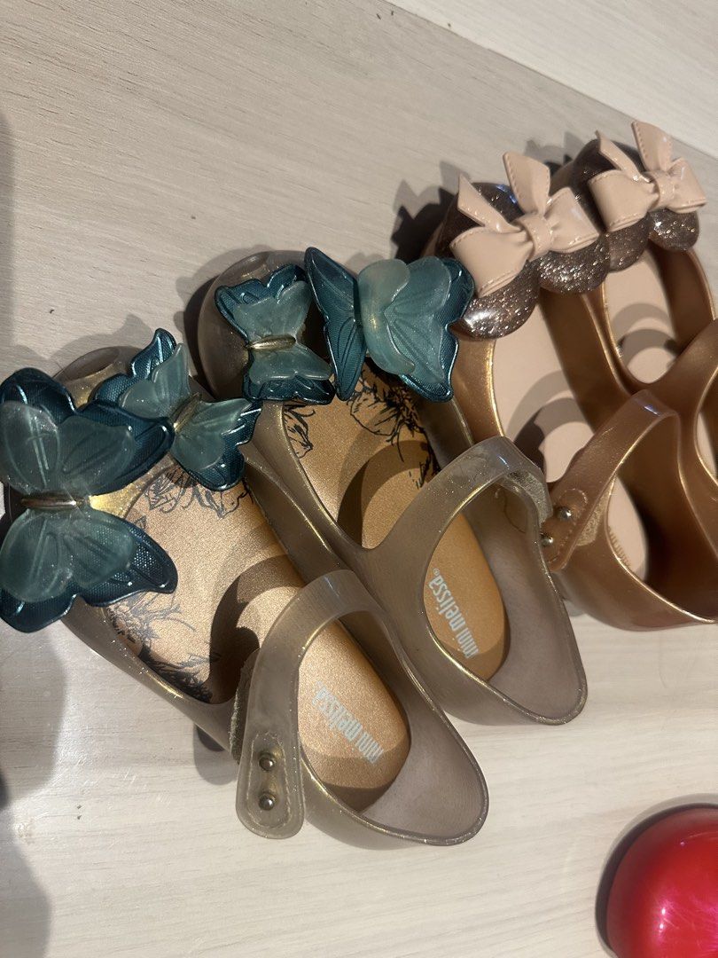 Mini Melissa Us 9 (Category: Babies & Kids Fashion) located in Cabanatuan. Submitted by ldej20 (Listing ID 1466054136, Image 2). Description: take all 2500 800 each all size us 9 used few times lang kita sa sole zaxy with box.