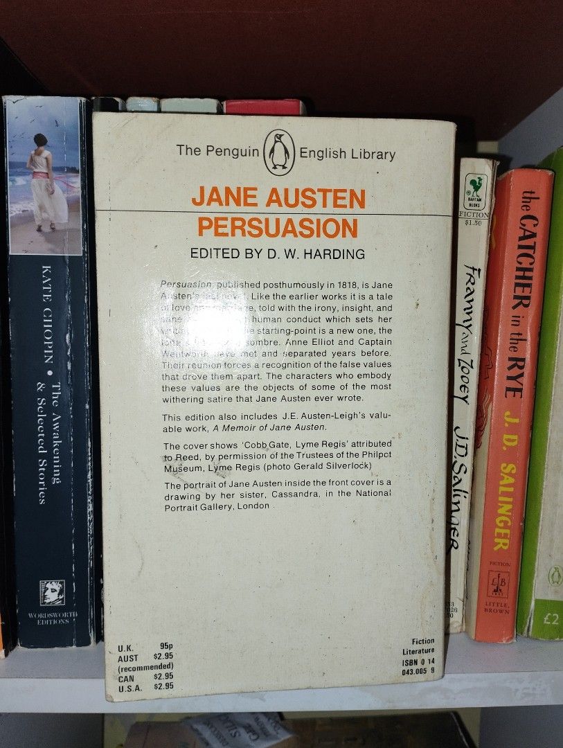 (MMPB) Persuasion by Jane Austen (Category: Storybooks) located in Batangas. Submitted by asdfgatha (Listing ID 1465989094, Image 2). Description: 📚 Persuasion by Jane Austen •RFS: Unhauling from personal collection • Authentic copy • Good condition • DM for more photos and information! ❤️ .