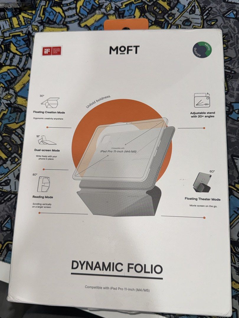 MOFT Dynamic Folio for iPad (Category: Cases & Sleeves) located in Manila. Submitted by balmanne (Listing ID 1466096613, Image 1). Description: - Navy Blue - Ipad Pro 11” (M4/M5) - Never used.