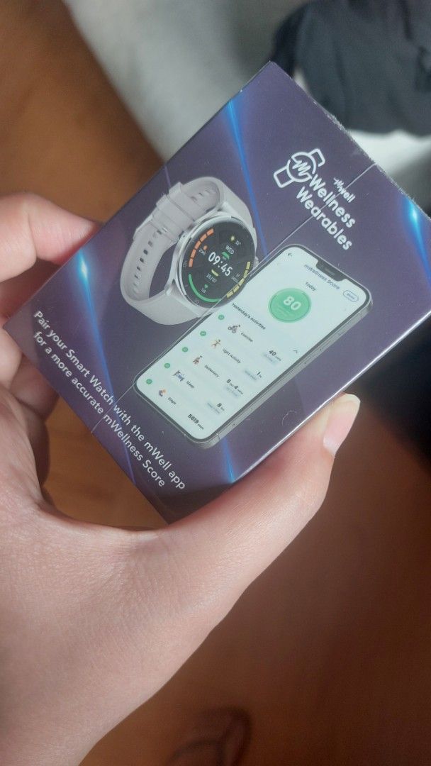 Mwellness Prestige Watch Sealed (Category: Wearables & Smart Watches) located in Taguig. Submitted by sdavid1988 (Listing ID 1466020868, Image 2). Description: Mwellness Prestige Watch Sealed.
