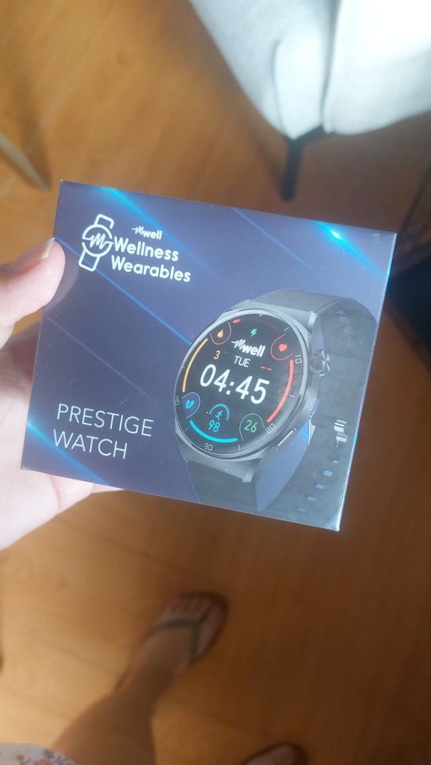 Mwellness Prestige Watch Sealed (Category: Wearables & Smart Watches) located in Taguig. Submitted by sdavid1988 (Listing ID 1466020868, Image 1). Description: Mwellness Prestige Watch Sealed.
