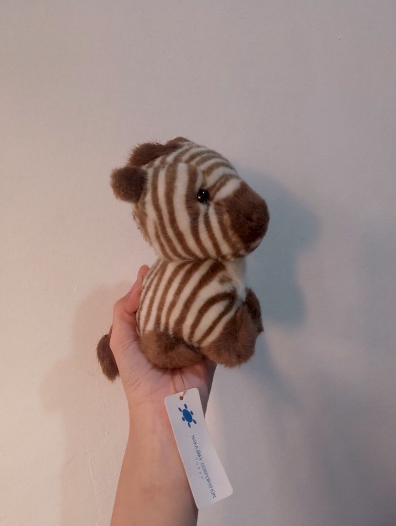 Nakajima Brown Zebra plush (Category: Plushies & Soft Toys) located in Manila. Submitted by aacollect.ph (Listing ID 1466036391, Image 1). Description: .