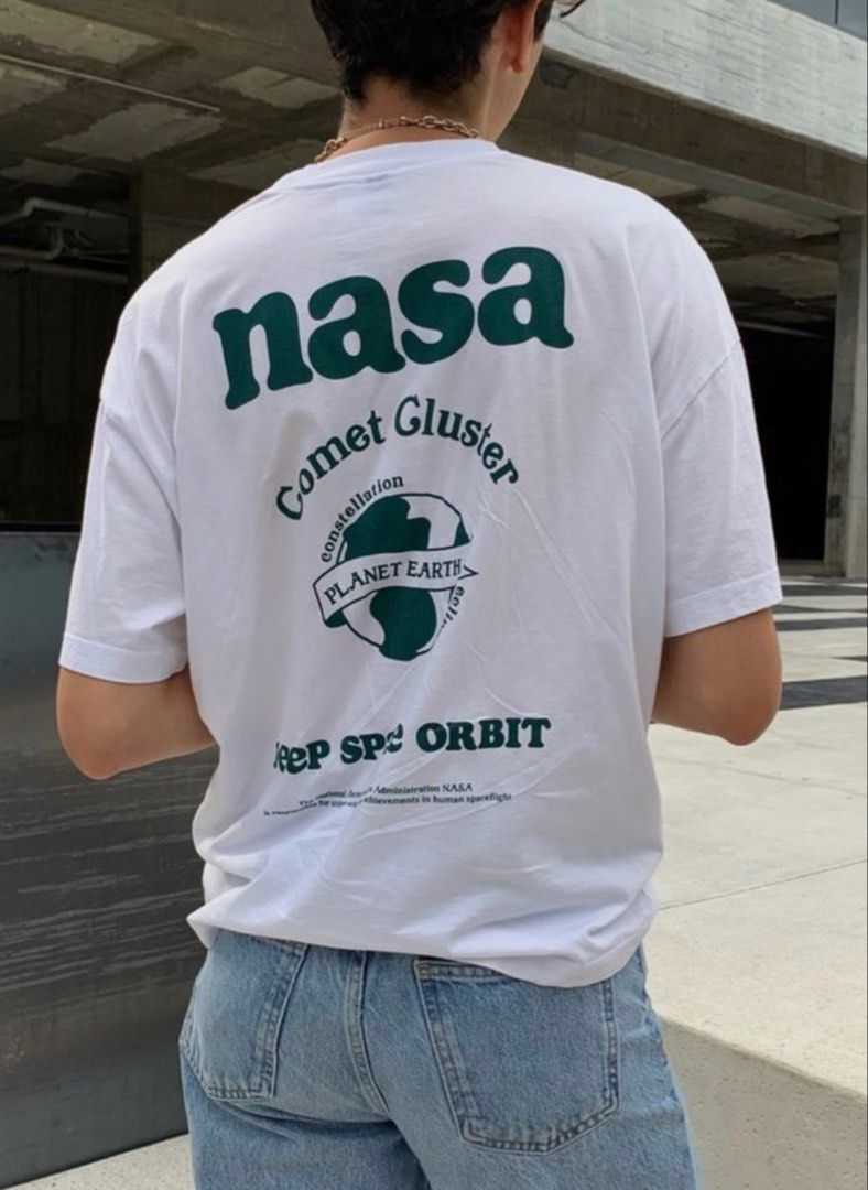 NASA Shirt (Category: Tshirts & Polo Shirts ) located in Mandaluyong City. Submitted by sale.hm (Listing ID 1466151870, Image 1). Description: Never used, very nice aesthetic NASA Shirt - White 24.5in W x 27in L Mandaluyong.