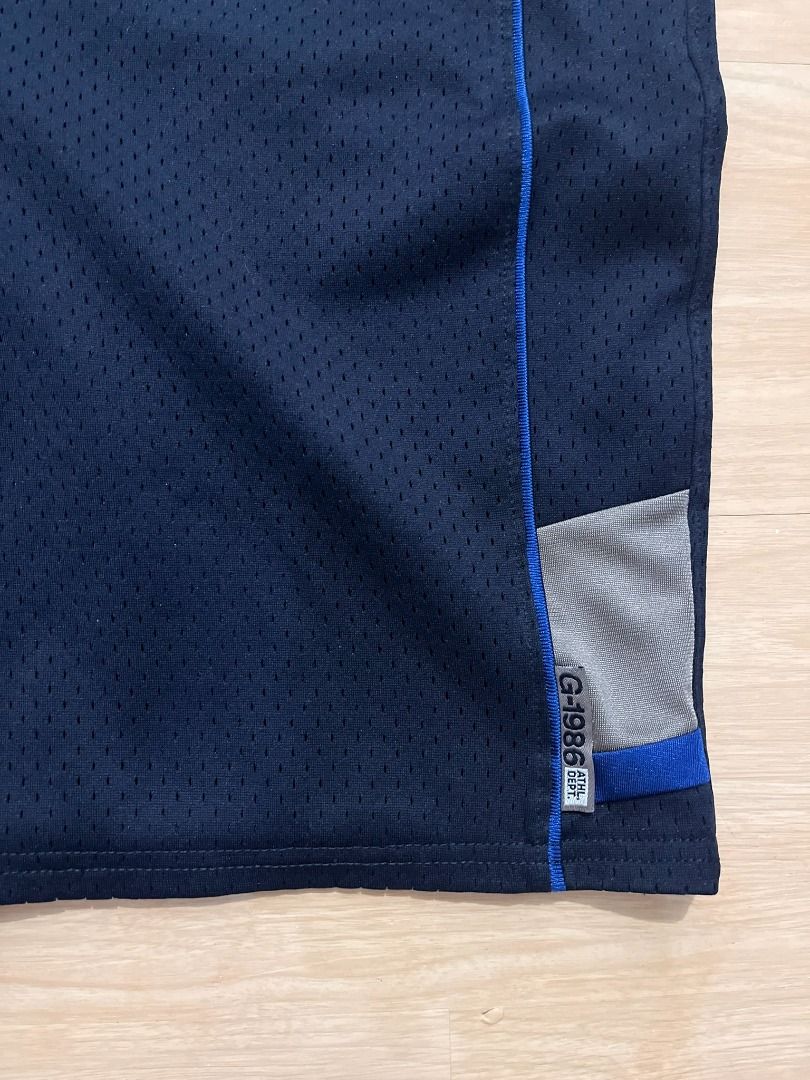Navy Blue Athletic Mesh Shorts (Category: Shorts) located in Muntinlupa City. Submitted by keenlion_22f510 (Listing ID 1466026085, Image 2). Description: - Color: Classic Navy Blue - Material: Breathable mesh fabric for maximum airflow - Waistband: Comfortable elastic with great stretch - Versatile: Ideal for gym workouts, running, lounging, or casual daily errands - Style: Simple solid design that easily matches any t-shirt.