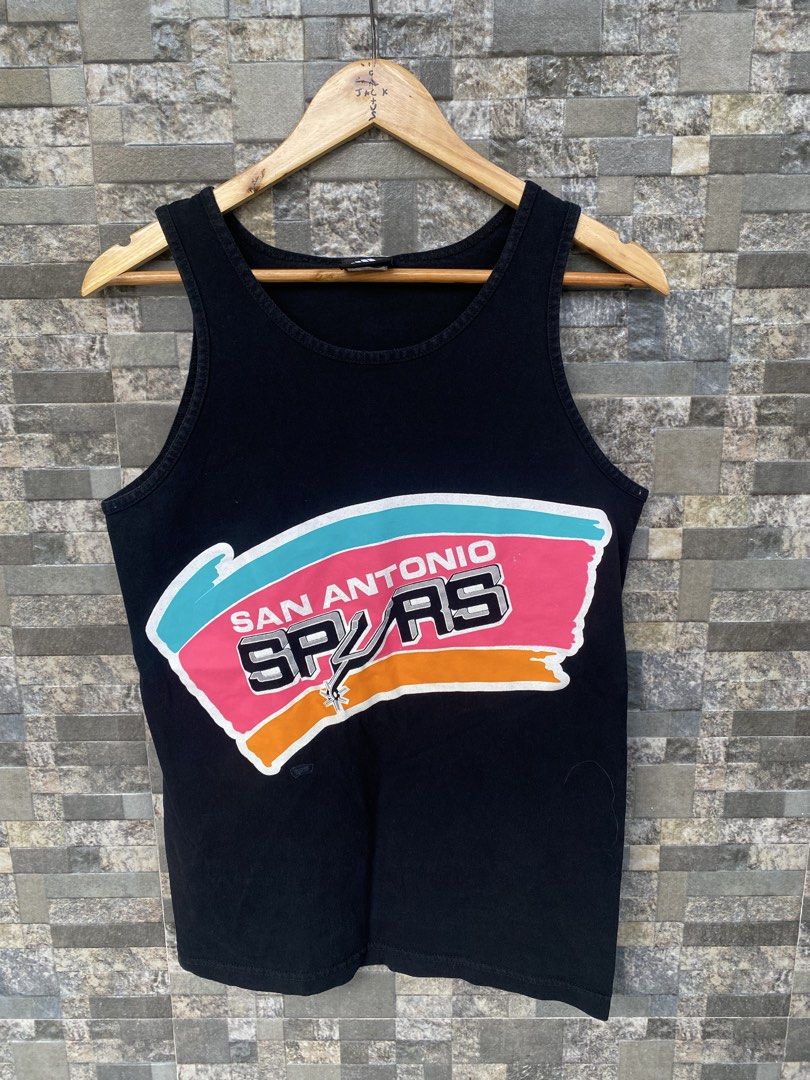 NBA San Antonio Spurs Tanktop (Category: Tshirts & Polo Shirts ) located in Santa Rosa. Submitted by thriftandwrap.2020 (Listing ID 1466102950, Image 1). Description: •𝑺𝒊𝒛𝒆:Small fit to Med •𝑪𝒐𝒏𝒅𝒊𝒕𝒊𝒐𝒏:Excellent •𝑪𝒐𝒍𝒐𝒓 𝒓𝒂𝒕𝒆:9/10 𝗠𝗶𝗻𝗲 380.