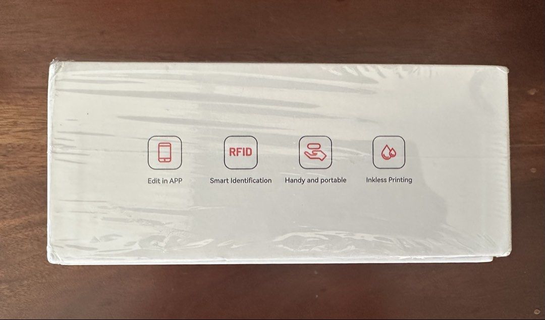Niimbot D101 Smart Label Printer White (Category: Printers, Scanners & Copiers) located in Quezon City. Submitted by ziiii21 (Listing ID 1466100362, Image 3). Description: - Model: Niimbot D101 Smart Label Printer (White) - Condition: Still wrapped in plastic with original box and manual - Design: Compact, handy, and portable - Technology: Inkless printing with smart RFID identification - Connectivity: Bluetooth connection with easy mobile app ed