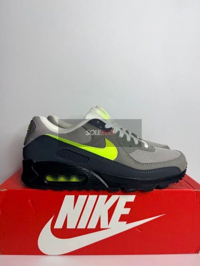 Nike Air Max 90 "Neon" (Category: Sneakers) located in Pasig City. Submitted by soleevo (Listing ID 1466057342, Image 1). Description: Air Max 90 "Neon" - Brandnew -Size: 8.5 US mens/ 10 womens - Php 3,450 - with box “Can send additional pictures.” Payment first policy. Location: Pasig City Facebook: Sole Evo Instagram: @sole.evo Disclaimer: We are not associated, affiliated with any brands that is posted. All intellectual property and trademarks