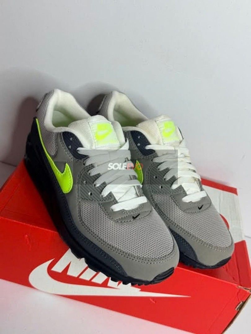 Nike Air Max 90 "Neon" (Category: Sneakers) located in Pasig City. Submitted by soleevo (Listing ID 1466057342, Image 2). Description: Air Max 90 "Neon" - Brandnew -Size: 8.5 US mens/ 10 womens - Php 3,450 - with box “Can send additional pictures.” Payment first policy. Location: Pasig City Facebook: Sole Evo Instagram: @sole.evo Disclaimer: We are not associated, affiliated with any brands that is posted. All intellectual property and trademarks