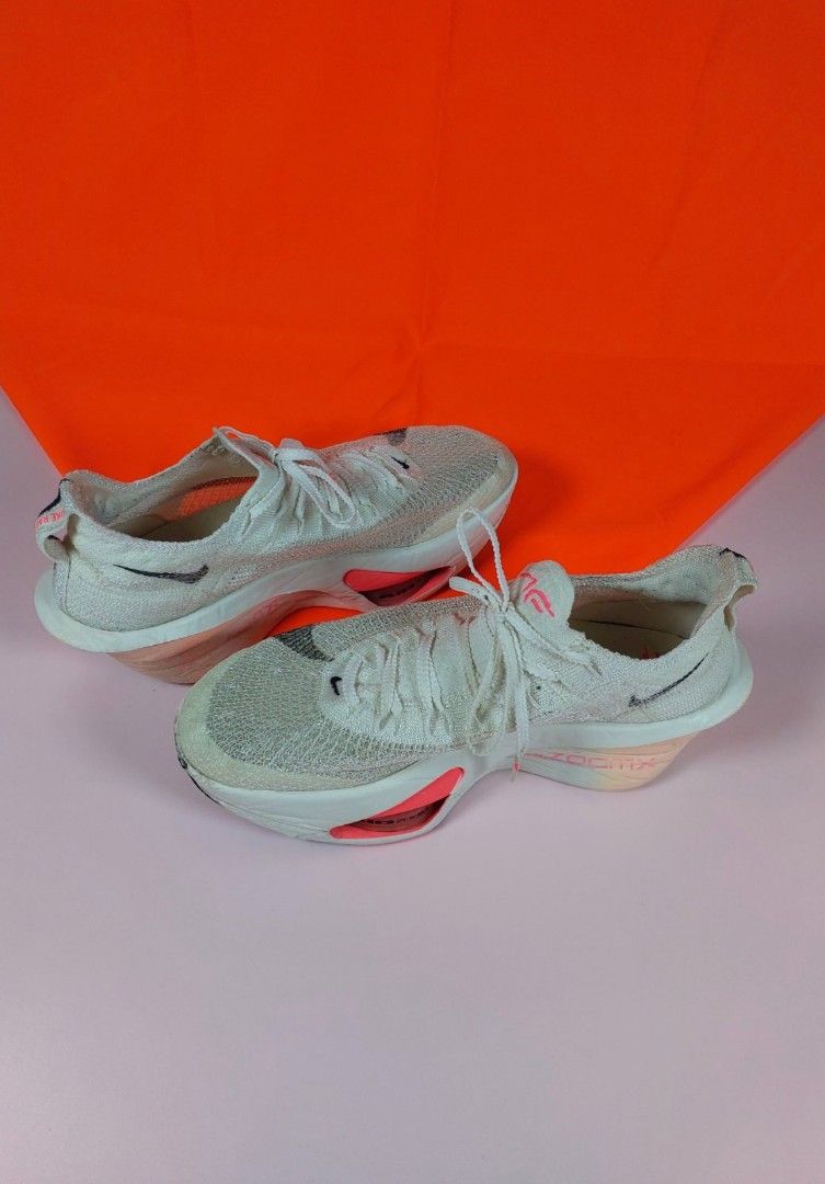 Nike Alphafly Next% 3 "Sail/Crimson Tint (Category: Activewear) located in Cabuyao City. Submitted by runsapparelthrifted17 (Listing ID 1466098194, Image 2). Description: Nike Alphafly Next% 3 "Sail/Crimson Tint" Size: Us 9W Euro 40.5 CM 26 No box Condition: 9/10 Php3,300+Sf Mode of payment: Via Gcash/Maya or BPI Message us for more details and transactions Thank you so much and stay safe 🙏☺️❤️ Loc: Cabuyao Laguna.