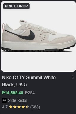 Nike C1TY Summit White Black Fire Red (Category: Sneakers) located in Lucena. Submitted by erikj27 (Listing ID 1466024980, Image 1). Description: - Brand: Nike - Model: C1TY (Style Code: FZ3863 101) - Colorway: Summit White / Black / Fire Red - Size: Men's US 10 / Women's US 11.5 / EUR 44 - Materials: Premium suede and breathable mesh upper - Features: Signature side Swoosh and durable rugged outsole - Inclusion: Complete with original box - Cond